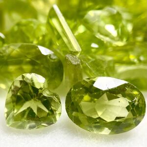 1円〜!!☆天然ペリドットおまとめ108.5ct☆f 約21.7g ルース 裸石 宝石 ジュエリー jewelry peridot w5マ56