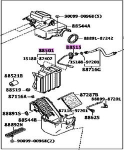 【ダイハツ純正新品】DAIHATSU 未使用品 ★超希少品★ コペン L880K エバポレーター エキスパンションバルブセット エバポ エキパン