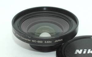 ★美品★ NIKON ニコン Wide Converter WC-E63 0.63x #N303