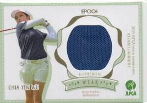 【ウーチャイェン】 2024 エポック JLPGA 女子ゴルフ ROOKIE & WINNERS RC ウェアーカード 109/130 EPOCH