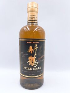 【未開栓】NIKKA 竹鶴 ピュアモルト ウイスキー 700ml 43% 【AA050】