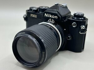 【動作確認済み】　Nikon ニコン　New　FM2　ブラック　一眼レフ　フィルムカメラ　Zoom Nikkor 43-86mm　F/3.5 レンズつき