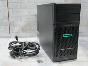 03613 Ω 新TTPC 1358m HPE【 ProLiant ML30 Gen10 】【 OS無 / Xeon E-2174G 3.8GHz / 24.0GB / HDD:600GB SAS 2.5インチ×2 】鍵付