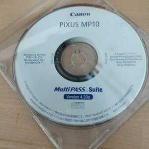 Canon PIXUS MP-10 CD-ROM MultiPASS Suite Version4.30a