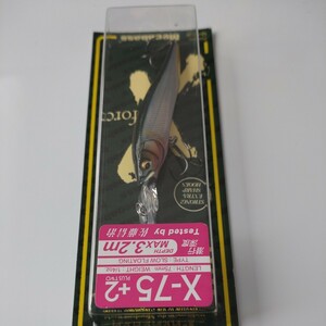 【新品未使用】メガバス／X-75《LZ SATOSHIN CHIAYU》Tested by 佐藤信治　X-NANAHAN+2 サトシン チアユ