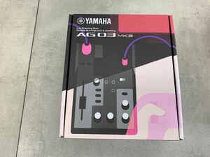 i1214-52★外観美品/音楽周辺機器/ YAMAHA AG03 MK2/ミキシングコンソール/ヤマハ/ミキサー/PA機器/ ライブストリーミングミキサー 