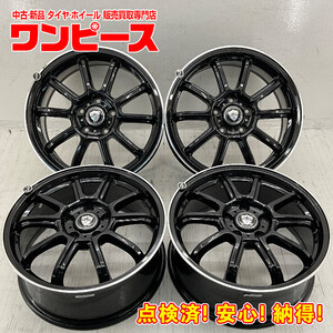 中古アルミホイール 4本セット 17×7J +48 5穴 PCD114.3 17インチ ESTROSA c2004