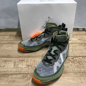 08w4269★1円~ ナイキ NIKE × UNDEFEATED AirJordan37 "Oil Green" DV6255-300 29.0cm US11 UK10 EU45 スニーカー 中古品