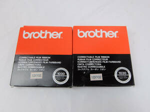 brother 1030 ブラザー 電子式タイプライター用 コレクタブルカーボンリボン2本 即決