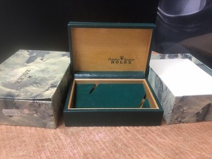 ロレックス 純正 箱 ウィッチ ボックス BOX ケース クレーター ヴィンテージ 80年代 斜め掛け 緑 グリーン 正規品 時計 付属品 ROLEX 