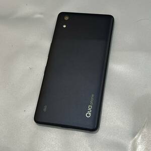 1円〜 美品 QuaPhone KYV44 QZ ブラック simロック解除済 残債無