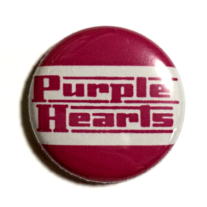 25mm 缶バッジ PURPLE HEARTS パープルハーツ Neo Mods ネオモッズ Power Pop Punk New Wave 甲本ヒロト