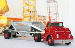 旧マッチボックス キングサイズ K4 1964 GMC Bモデル 初代 ホッパートレイン トレーラー トラック Matchbox King size ジャンク品 送料無料