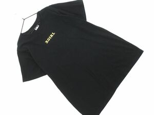 ネコポスOK X-girl エックスガール プリント Tシャツ size2/黒 ■◆ ☆ egc4 レディース