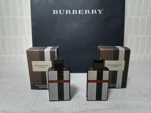 BURBERRY LONDON　バーバリー　ロンドン　フォーメン　未使用箱入　オードトワレ　メンズ　ミニ　4.5ml×２個セット　最安送料２３０円