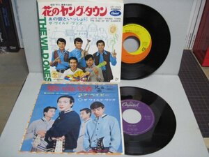 7” ザ・ワイルド・ワンズ２枚セット // 想い出の渚 / 花のヤングタウン - (records) グループサウンズＧＳ