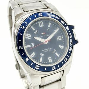 TOMMY HILFIGER トミーヒルフィガー F90271 メンズ 腕時計 クォーツ alp古0710