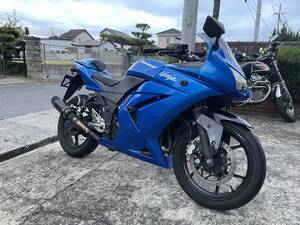 Ninja250R OVER RACINGステップ　マフラー シングルシートカウル　スライダー付 茨城県取手市より　