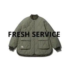 fresh serviceフレッシュサービス キルティングボンバージャケット