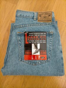 新品 デッドストック 90s ビンテージ USA製 OLD GAP LOOSE FIT オールドギャップ ルーズフィット デニムパンツ W31L32