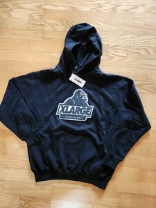 新品　送料込★XLARGE エクストララージ　101213012014 プルオーバーパーカー　ストリート系　ブラック　S