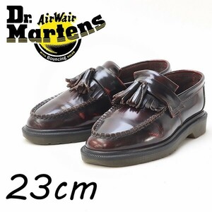 ◆Dr.Martens ドクターマーチン ADRIAN エイドリアン レザー タッセル ローファー チェリーレッド UK4