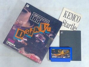 6022B03*11A▲KEMCO/ケムコ・ファミコンソフト・『Dejavu』ディジャブ・箱 説明書付き・テレビゲーム・アドベンチャー・レトロ