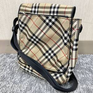 BURBERRY バーバリー BLUE LABEL ブルーレーベル ナイロン ノバチェック ミニ ショルダーバッグ ベージュ