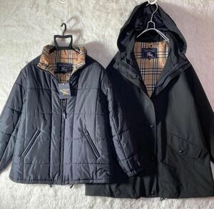 【アパレル】☆ほぼ未使用☆ バーバリー 中綿 ナイロンコート ライナー付き ノバチェック 15 2XL XXL 大きいサイズ BURBERRY