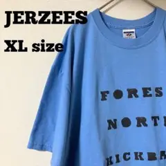 【JERZEES】半袖Tシャツ ライトブルー ＸＬサイズ USA古着