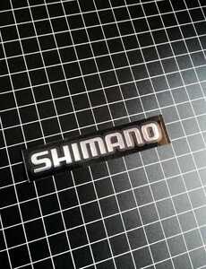 正規非売品　SHIMANO シマノ メッキタイプ転写ステッカー中　文字が残ります　レジャー　カッティング　シール/オシア　ステラ　ハガネ　