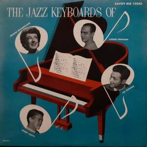 PROMO米SAVOYオリジLP！手書きRVG 赤Lbl深溝 The Jazz Keyboards Of Marian McPartland, Lennie Tristano他 1955年 MG 12043 Barney Kessel