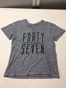 送料無料☆半袖Tシャツ☆nano universe ナノユニバース☆グレー☆Mサイズ☆♯30705mtj54