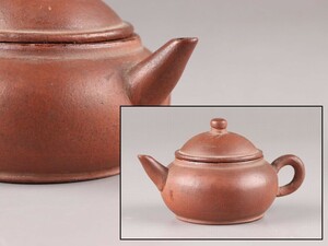 中国古玩 唐物 煎茶道具 朱泥 紫泥 紫砂壷 茶壷 急須 時代物 極上品 初だし品 C8506