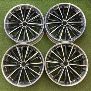 【0472】21インチ 9.0 Weds Kranze MAGISS　ウェッズ　21×9.0　ET+37　PCD114.3 5穴　ハブ径73　中古アルミホイール4本