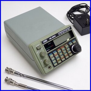 ★AOR 広帯域受信機 AR-2002/25～550MHz/800～1300MHz/アンテナ・純正アダプタ付き/動作品/レシーバー/アマチュア無線&2052700001