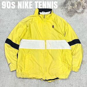 90s NIKE TENNIS ナイキ　白タグ　コットンジャケット　ブルゾン