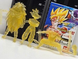 ドラゴンボール 改SGリアルタイプ 消しゴム 孫悟空&ピッコロvsラディッツ クリア[24i11検DRAGON BALLアニメヒーローズHGドラケシDG組立式DX