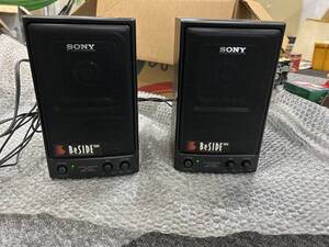 SONY SRS-150EX ACTIVE SPEAKER アンプ内蔵スピーカー　通電　ok 2個　セット　ソニー