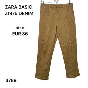 ZARA BASIC Z1975 DENIM パンツ　チノパン　カジュアル