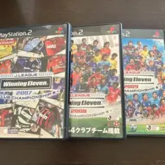 PS2 3本セット Jリーグウイニングイレブン 2007 2008 2009定番