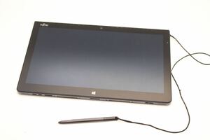 ジャンク 返品不可(AC欠品) フルHD 12.5型 タブレット Fujitsu ArrowsTab Q704H OS無し 四世代 i3-4010U 4GB HDD無し カメラ 無線 管:1053h