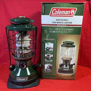 【Coleman】NORTHSTAR TUBE MANTLE LANTERN ランタン ガソリン アウトドア キャンプ 大光量360キャンドルパワー 動作未確認 現状品