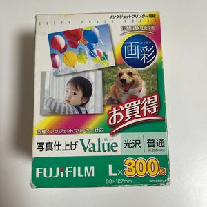 FUJIFILM 写真用紙　画彩 L×300枚