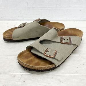 和526★ BIRKENSTOCK Zurich ビルケンシュトック チューリッヒ スエード サンダル シューズ 35 225 トープ レディース