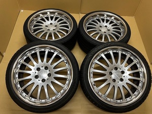 ホイール付タイヤ４本セット CARLSSON C R 2/16 Mercedes-Benz, C class E class AUDI, A3 A4 A5 A6 A7 10J×19+45 8.5J×19+40 PCD112