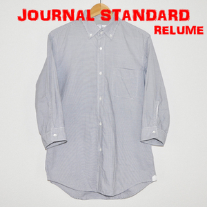 ★JOURNAL STANDARD relume (ジャーナルスタンダード) 七分袖シャツ B