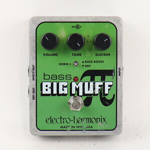 【中古】 ベース ビッグマフ エフェクター ELECTRO-HARMONIX Bass Big Muff Pi ファズ ディストーション ベースエフェクター