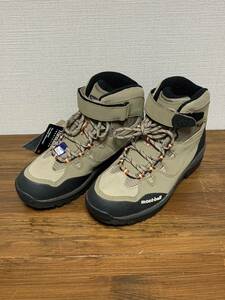 未使用☆[Mont-bell] GORE-TEX ネージュウォーカー マウンテンブーツ 24.5cm US6.5 ライトカーキ 321158206 モンベル