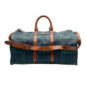 Polo Ralph Lauren Big Boston Bag Plaid Green / ポロ ラルフローレン ボストンバッグ 旅行鞄